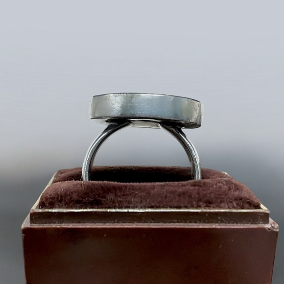 🌺 Soul Flower Sterling Silver Inlay Ring - Picture 6 of 12